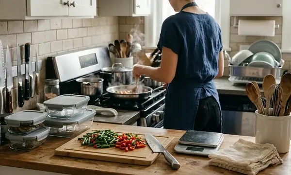 A Calm-Kitchen Toolkit for Busy Weeknight Cooking