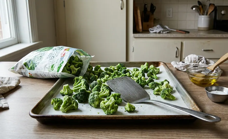 Image showing roasting broccoli