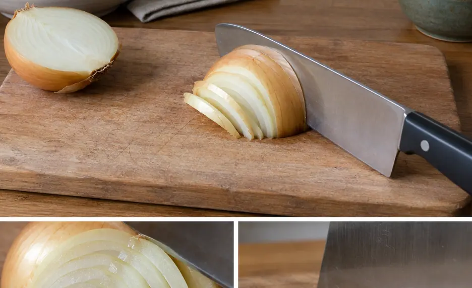 Image showing onion cutting